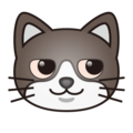 cat with wry smile on platform EmojiDex