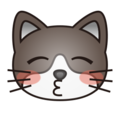 kissing cat on platform EmojiDex