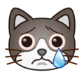 crying cat on platform EmojiDex