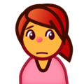 person frowning on platform EmojiDex