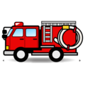 fire engine on platform EmojiDex