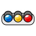 horizontal traffic light on platform EmojiDex