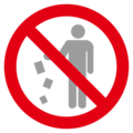 no littering on platform EmojiDex