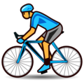 person biking on platform EmojiDex