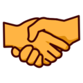 handshake on platform EmojiDex