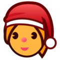 Mrs. Claus on platform EmojiDex