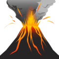 volcano on platform EmojiDex