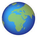 earth africa on platform EmojiDex