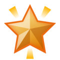 glowing star on platform EmojiDex
