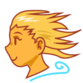 wind blowing face on platform EmojiDex