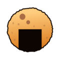 rice cracker on platform EmojiDex