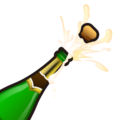 champagne on platform EmojiDex