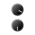 control knobs on platform EmojiDex