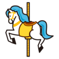carousel horse on platform EmojiDex