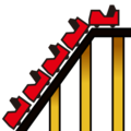 roller coaster on platform EmojiDex
