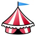 circus tent on platform EmojiDex