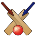 cricket bat and ball on platform EmojiDex