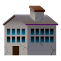 derelict house building on platform EmojiDex