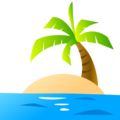 desert island on platform EmojiDex
