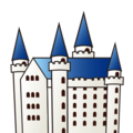 european castle on platform EmojiDex