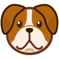 dog face on platform EmojiDex