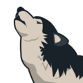 wolf on platform EmojiDex