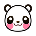 panda face on platform EmojiDex