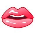 lips on platform EmojiDex
