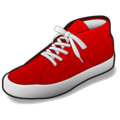 athletic shoe on platform EmojiDex