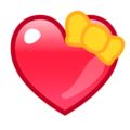 gift heart on platform EmojiDex