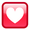 heart decoration on platform EmojiDex
