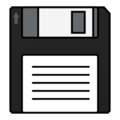 floppy disk on platform EmojiDex