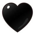 black heart on platform EmojiDex