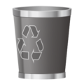 wastebasket on platform EmojiDex