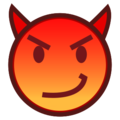 smiling imp on platform EmojiDex