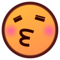 kissing closed eyes on platform EmojiDex