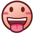 stuck out tongue on platform EmojiDex