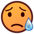 disappointed relieved on platform EmojiDex