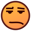 frowning on platform EmojiDex
