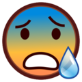 cold sweat on platform EmojiDex