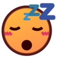 sleeping on platform EmojiDex