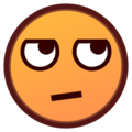 face with rolling eyes on platform EmojiDex