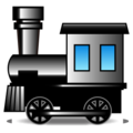 steam locomotive on platform EmojiDex