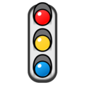 vertical traffic light on platform EmojiDex