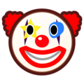 clown face on platform EmojiDex