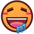 drooling face on platform EmojiDex