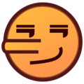 lying face on platform EmojiDex