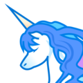 unicorn face on platform EmojiDex