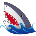 shark on platform EmojiDex