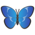 butterfly on platform EmojiDex